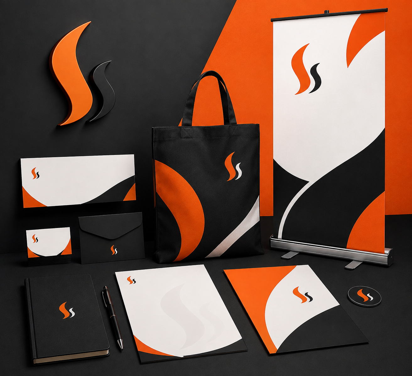 Branding and creative design services by The Digital Cafe