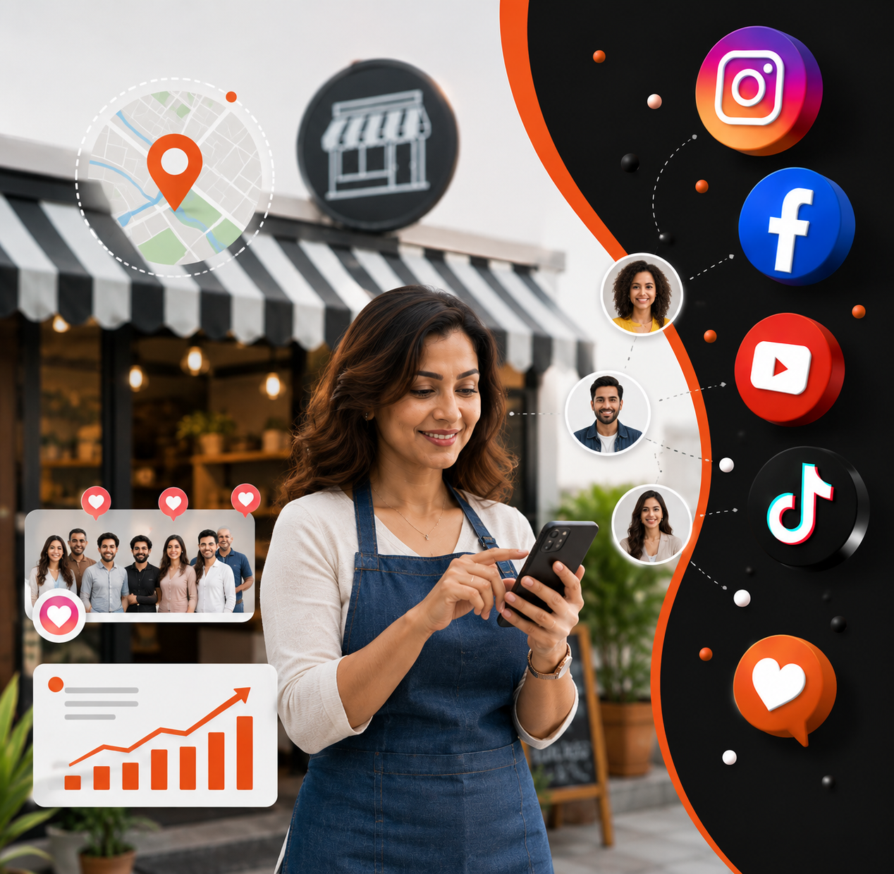 Social media marketing for local businesses