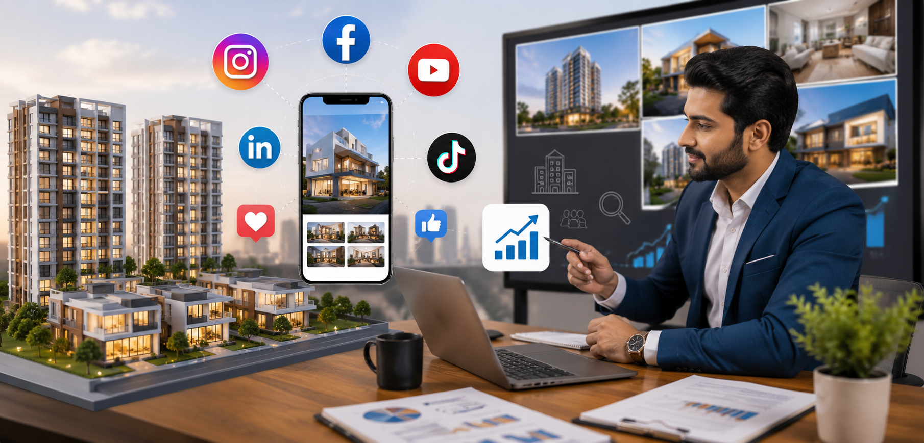 Social media marketing for real estate businesses
