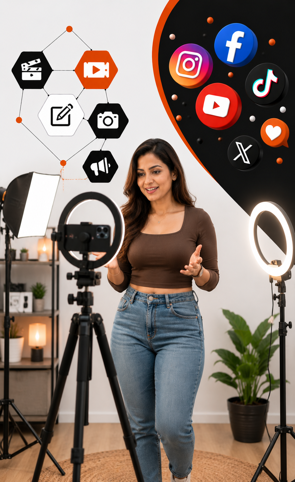 Reels and short form video content creation